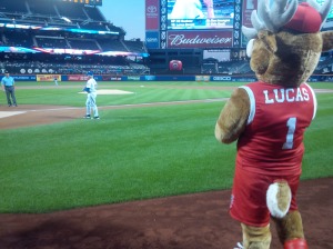Lucas gets ready